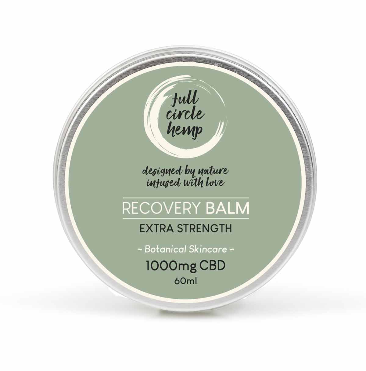 CBD Recovery Balm | 1000mg CBD | Muscle Relief from Full Circle Hemp Ireland