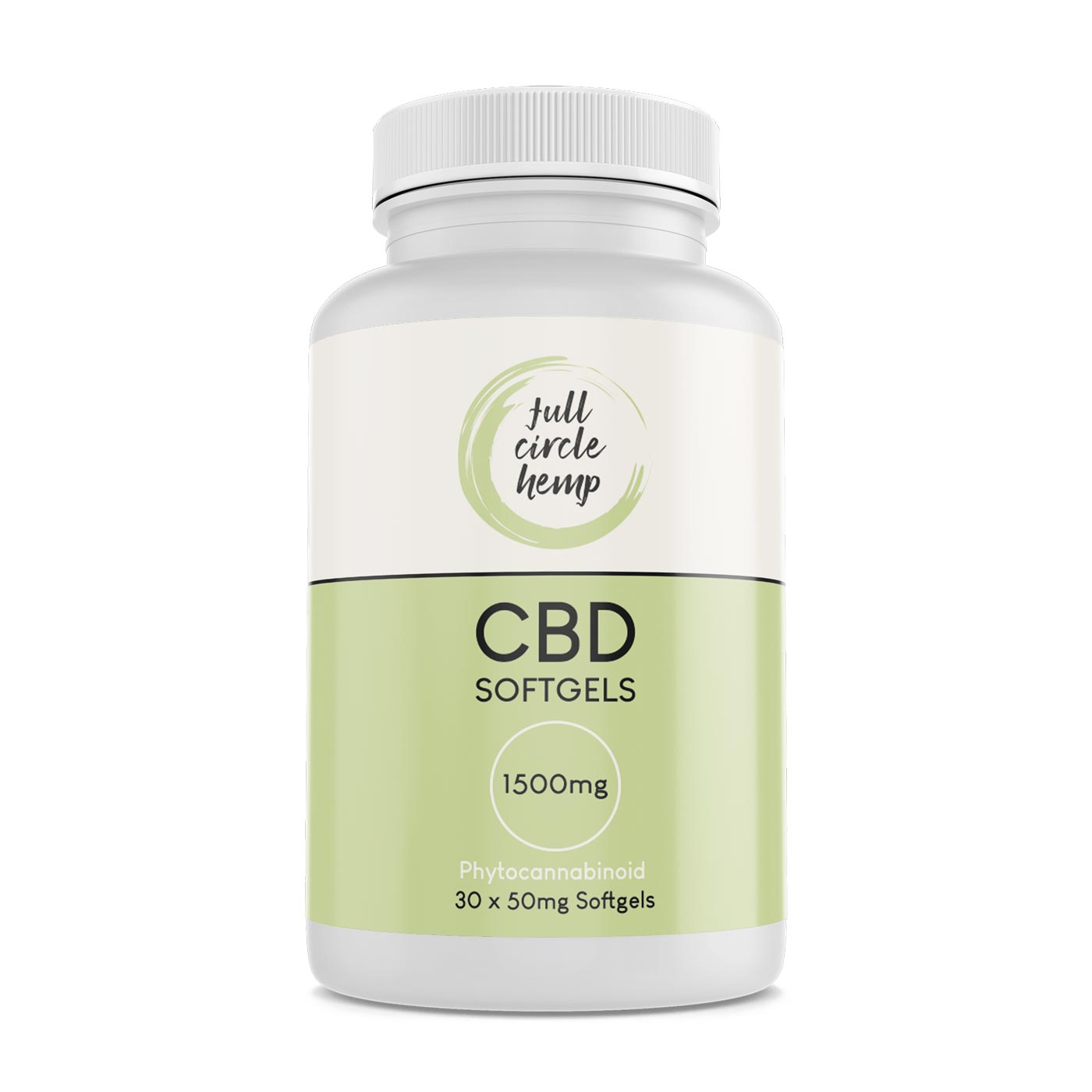 Full Spectrum CBD Softgel  Capsules 50mg - From Full Circle Hemp