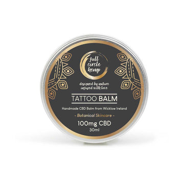 CBD Tattoo Aftercare 100mg CBD 30ml Tin from Full Circle Hemp Ireland